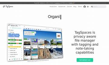 TagSpaces: App Reviews; Features; Pricing & Download | OpossumSoft